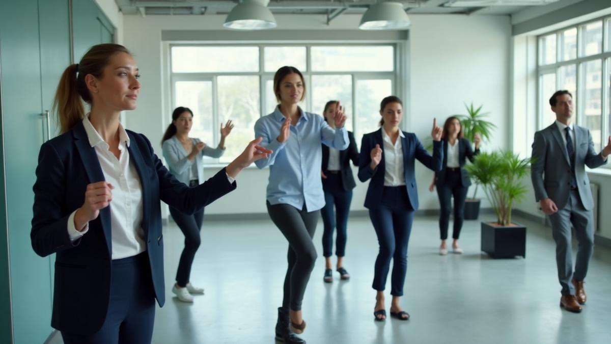 Programas de bienestar laboral y gimnasia activa